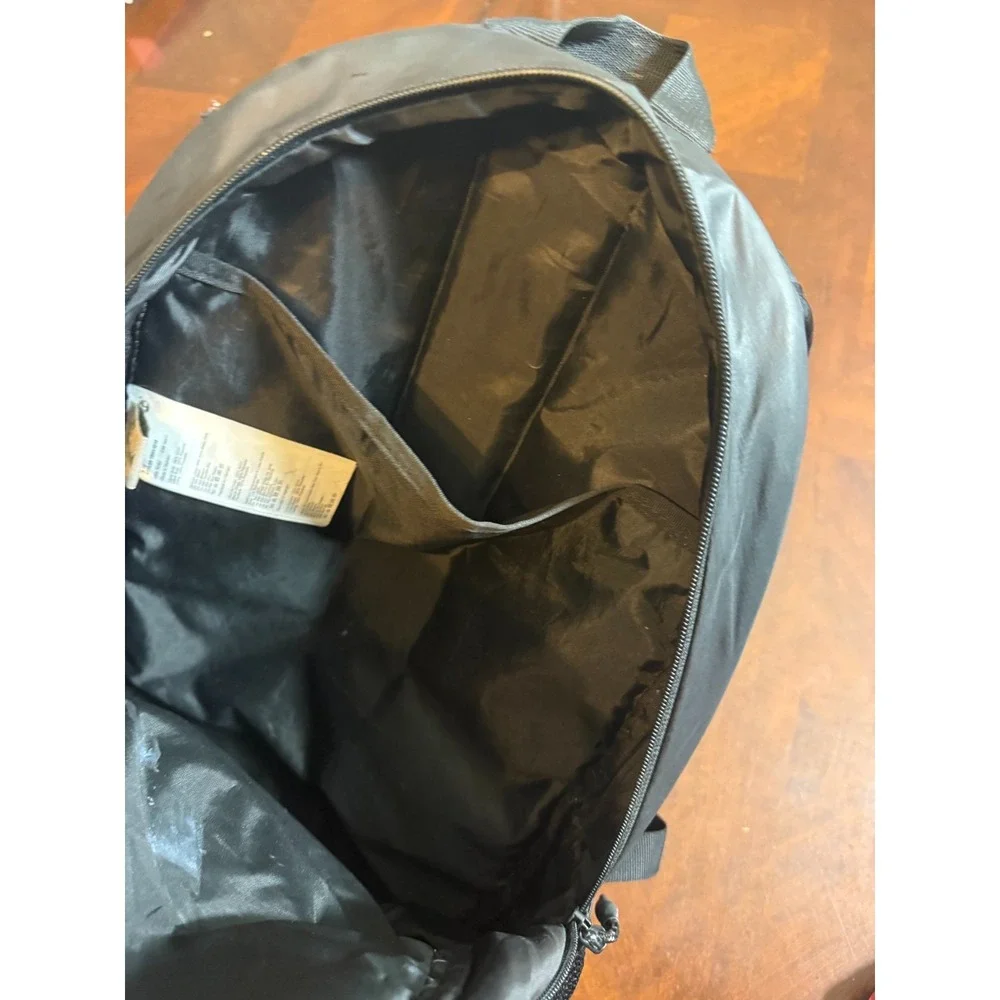 Timberland Black Nylon Backpack Daypack School Travel Bag‎ Mesh Pockets
